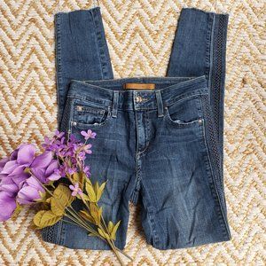 NWOT Joe's Jeans Blue Mid Rise Skinny Ankle Jeans